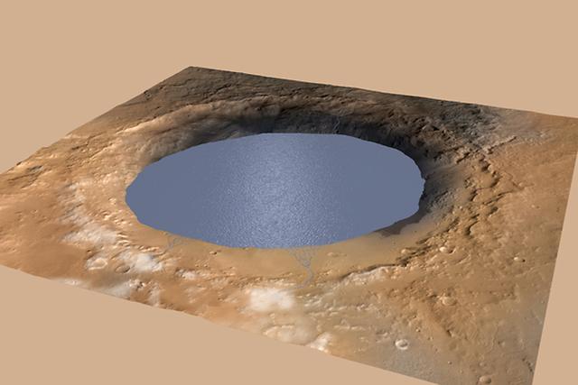 美国宇航局发现火星远古湖泊遗址